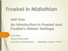 froebel course